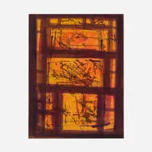 Raúl Milián, Untitled 1, 1957, ink, mixed media on paper