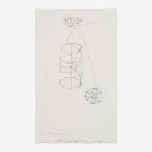 Matt Mullican, New City's for Irene, 2003, ink on paper