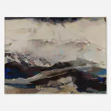 Balcomb Greene, Driftwood Cove, 1958, oil on canvas