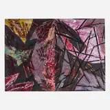 Charles Arnoldi, Untitled (Santa Barbara), 1986, woodcut monotype in colors on two sheets
