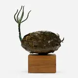 Robert Chester Thomas, Seed, 1963, bronze, walnut