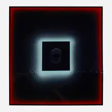 Billy Al Bengston, The Alamo - Blue, 1969, lacquer and polyester resin on aluminum
