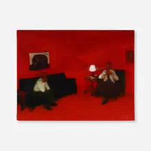 Michael Harrington, Red Room Conversation, 2007, oil on canvas