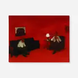 Michael Harrington, Red Room Conversation, 2007, oil on canvas