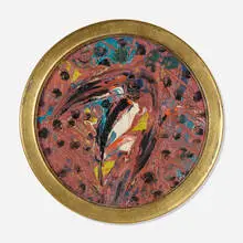 Untitled (Toucan) by Hunt Slonem, 1996, oil on wood in artist's frame, sold Jun 2023