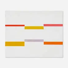 Piccola pittura by Claudio Verna, 1975, acrylic on canvas, sold Jun 2023