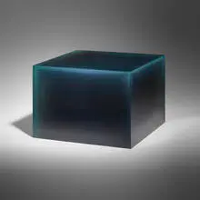 Peter Alexander, Cube, c. 1971, cast polyester resin