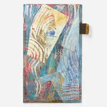 Sam Gilliam, Riding High, 1998, mixed media, acrylic, canvas, wood