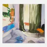 Dietmar Lutz, Bedroom, 2005, acrylic on canvas