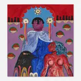 Jesus Tellosa, Untitled, 1988, mixed media on panel