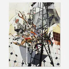 Francesca DiMattio, Two Umbrellas, 2006, oil on canvas