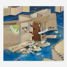 Etienne Zack, Detour, 2005, oil on canvas