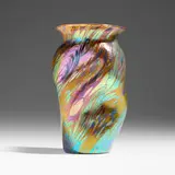Phänomen vase (Gre 1/475) by Loetz, c. 1901, hand-blown and iridized glass, sold Apr 2025