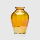 Tiffany Studios, Decorated vase, c. 1897-99, hand-blown Favrile glass