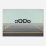 Pierre Dorion, Minimalist Space, No View, 2002, oil on linen
