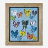 Untitled (Sun Valley) by Hunt Slonem, 2017, oil on wood panel in artist's frame, sold Mar 2025