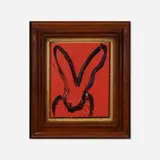 Rex by Hunt Slonem, 2017, oil on wood panel in artist's frame, sold Mar 2025