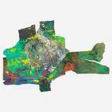 Sam Gilliam, Beluga, 1979, mixed media