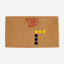 Thomas Downing, Untitled (DOWPT050), c. 1979, gouache on paper bag