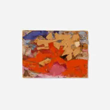 Robert Goodnough, Untitled, collage with watercolor and gouache on board