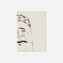 Untitled by Barry McGee, ink on paper, sold Mar 2025