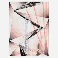 Tillman Kaiser, Munnuka II, 2008, mixed media with tempera, graphite and screenprint in colors on canvas