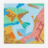 Leonard Edmondson, Mainstream, 1990, acrylic on canvas