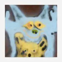 Andy Diaz, Untitled, 2020, spray paint on canvas