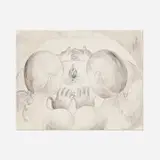 Lily Wong, Fire (Study for Spell), 2020, pencil and ink on paper