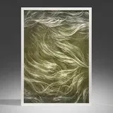 Virginia Overton, Untitled (Xerox), 2010, wood, fluorescent lights, acrylic, print on paper