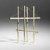 Kenneth Snelson, Maquette for Six #2, 1967, aluminum, metal wire