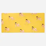 Su-en Wong, Yellow Wall, 2004, acrylic and colored pencil on painted paper