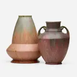 Carnelian II vases, set of two by Roseville Pottery, sold Mar 2023
