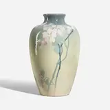 Eocean vase with apple blossoms by Levi J. Burgess for Weller Pottery, sold Mar 2023