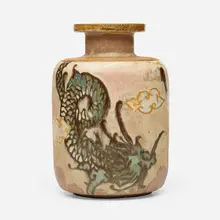 Georges Serré, Vase with dragons