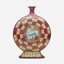 André Méthey, Canteen vase with deer