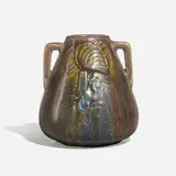 Ombroso vase with stylized flora by Charles S. Todd for Rookwood Pottery, sold Mar 2023
