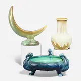 Fulper Pottery, Collection of three vessels