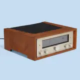 Marantz, Model 10B FM stereo tube tuner, serial no. 10-3148, 1964, walnut, aluminum, enameled steel, glass