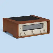 Marantz, Model 10B stereo tube tuner, serial no. 10-4430, 1964, walnut, aluminum, enameled steel, glass
