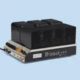 McIntosh, Commemorative MC275 stereo power amplifier, serial no. E6194, 1993, chrome-plated steel, enameled steel, aluminum