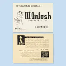 McIntosh, Posters, set of two, c. 1950, offset lithograph