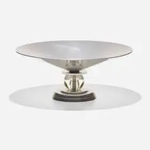 Lurelle Guild, Stafford bowl, c. 1934, aluminum, glass