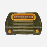 Radio, model 659 by Fada Radio & Electric Company, 1945, Catalin, sold Feb 2022