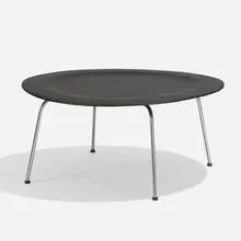 CTM-1 by Charles and Ray Eames, 1946, aniline-dyed ash plywood, chrome-plated steel, rubber, sold Feb 2022