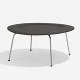 CTM-1 by Charles and Ray Eames, 1946, aniline-dyed ash plywood, chrome-plated steel, rubber, sold Feb 2022