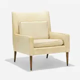 Paul McCobb, Directional lounge chair, model 302, c. 1955, upholstery, lacquered maple