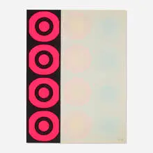 Peter Gee, Untitled, c. 1960, screenprint in colors
