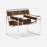 Knoll X Supreme, Wassily chair, 2019, hide, chrome-plated steel