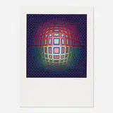 Victor Vasarely, Vega, c. 1979, screenprint in colors
